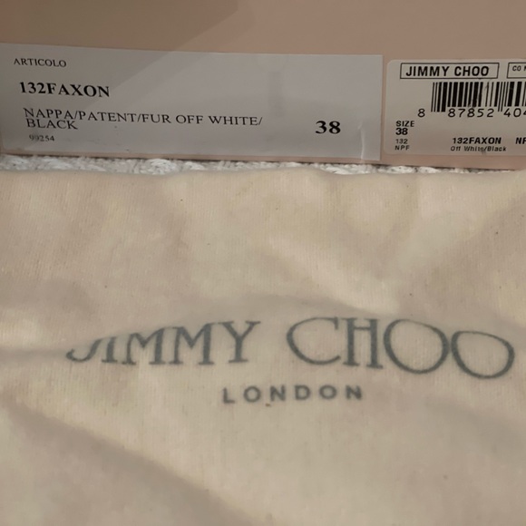 Jimmy Choos Faxon Off White Open Toe: Limited Edition - Picture 9 of 14
